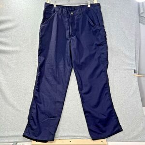 Riverside FR Work Pants Mens 38x31 Navy Flame Resistant Westex HRC2